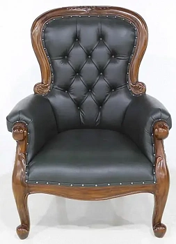 Кресло Grandfather MSU.475GREEN BAC 011 GREEN купить в интернет магазине Мебель из массива. Звоните +7 495 961-63-63 Кресла деревянные из Индонезии